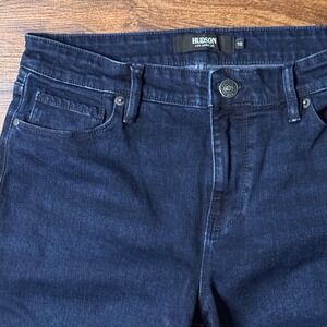 Hudson Los Angeles Womens Jeans Size 10 Dark Wash Straight Leg Stretch Denim